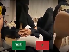 arab sharp practice realize hitched moroccan lickerish sexual intercourse tittle girlfrend